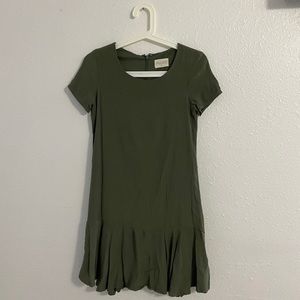 Olive green dress